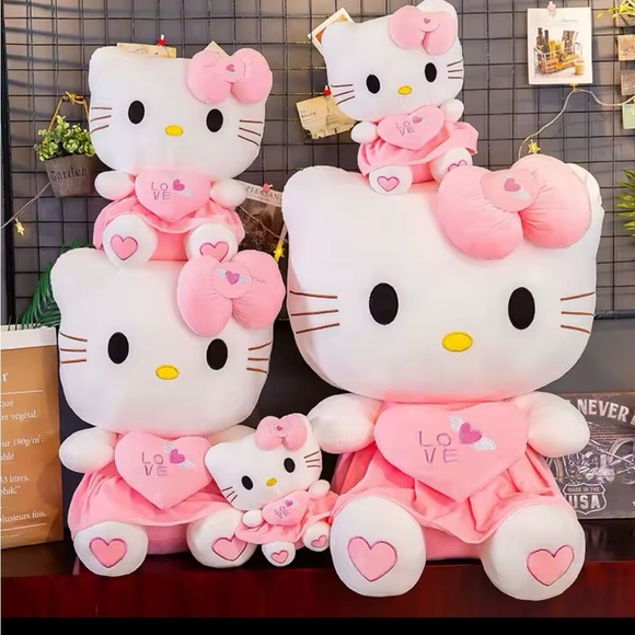 Hello Kitty Pink and White Plush Stuffed Animal
0212 - Picture 3 of 6